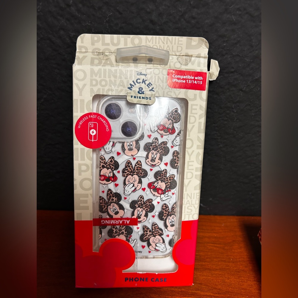 Disney Mickey & Friends Minnie Mouse Phone Case - iPhone 13,14,15 NIB